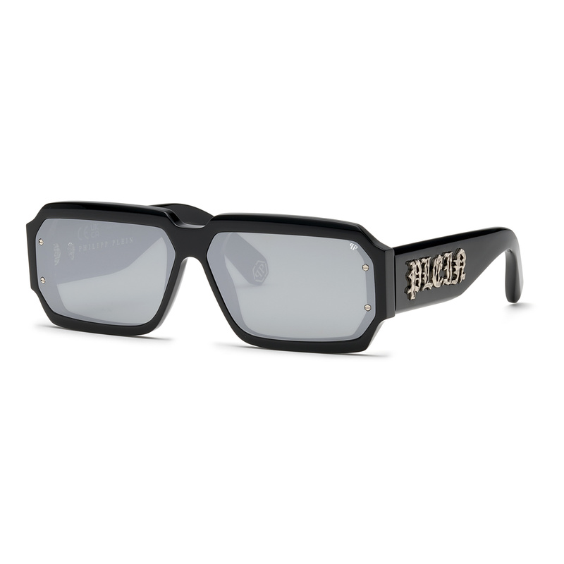 Okulary PHILIPP PLEIN SPP150-670700. Okulary przeciwsłoneczne, Kolor czarny. Mężczyzna.