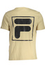 FILA T-SHIRT Z KRÓTKIM RĘKAWEM MĘSKI BEŻOWY