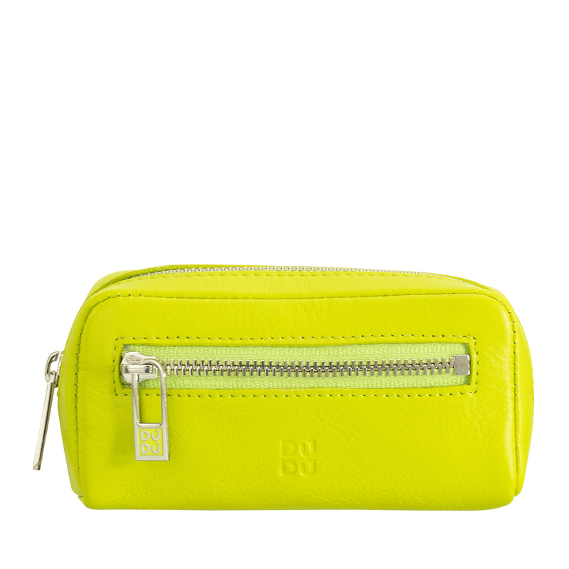 Dudu etui na klucze skóra naturalna z 2 karabińczykami z kieszenią