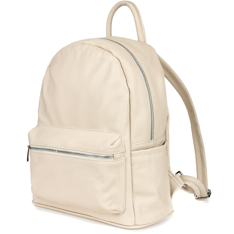 Skórzany plecak A4 duży pojemny do szkoły Włoski P16