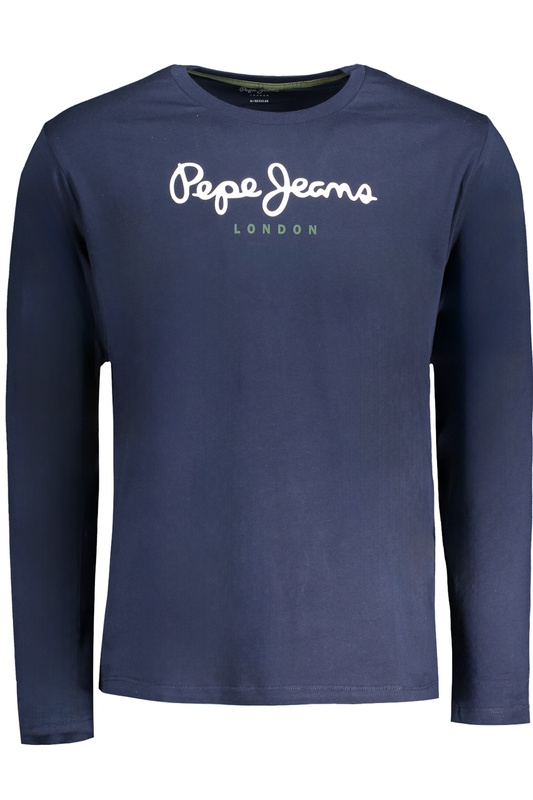 Koszulka męska z długim rękawem Pepe Jeans, niebieska