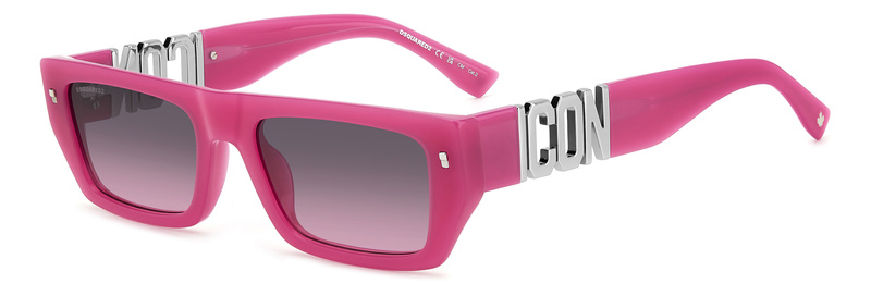 Okulary DSQUARED2 ICON0011SMU1. Okulary przeciwsłoneczne, Kolor różowy. Mężczyzna.