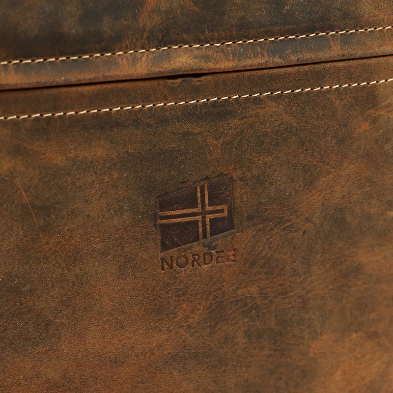 Nordee męska saszetka skóra naturalna torba miejska na ramię z kieszeniami