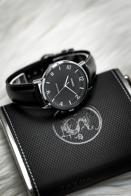 ZEGAREK MĘSKI CASIO  MTP-VT03L-1B + BOX