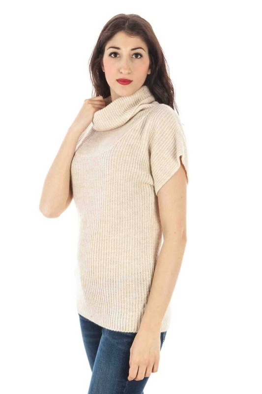 BEŻOWY SWETER FRED PERRY DAMSKI