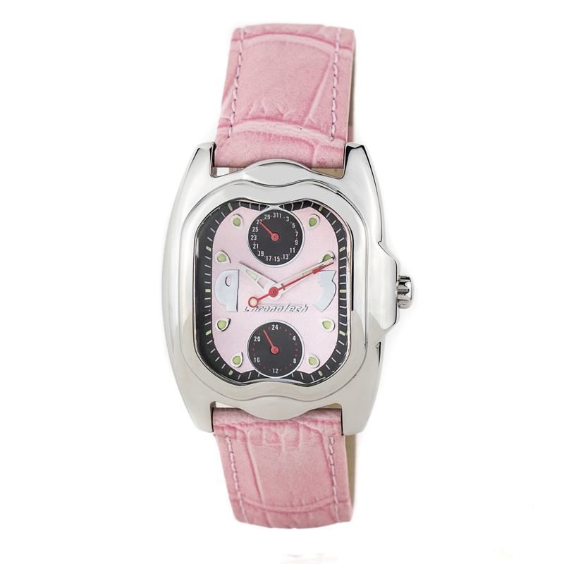 Zegarek CHRONOTECH CT7220L-08. Kwarcowy, Kolor różowy. Kobieta.