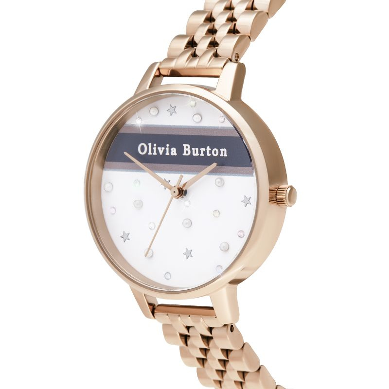 Zegarek OLIVIA BURTON OB16VS06. Kwarcowy, Kolor biały. Kobieta.