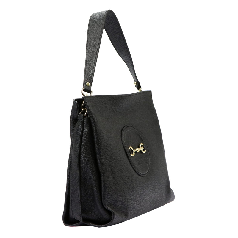 Luka damska torebka na ramię skóra naturalna listonoszka 2 komory organizer