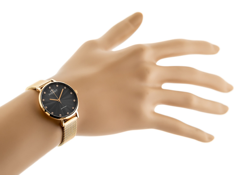 ZEGAREK DAMSKI BISSET BSBF30 (zb578r) - SZAFIROWE SZKŁO