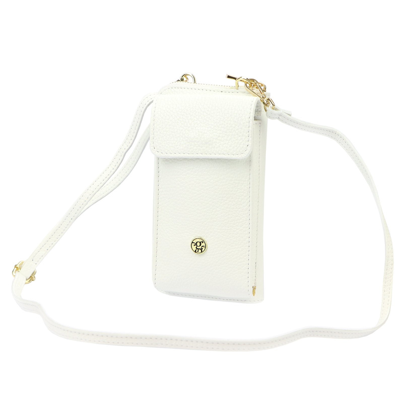 Gregorio etui na telefon z paskiem na ramię portfel torebka skóra naturalna