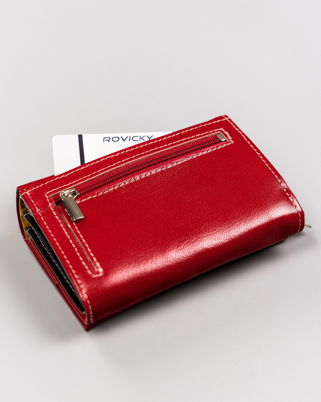 Skórzany damski portfel Rovicky R-RD-02-GCL-Q
