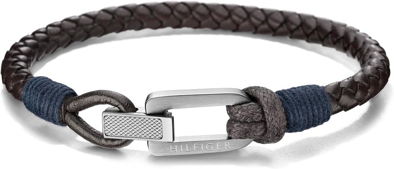 Biżuteria TOMMY HILFIGER 2701011. Bransoletka, Kolor brązowy. Mężczyzna.