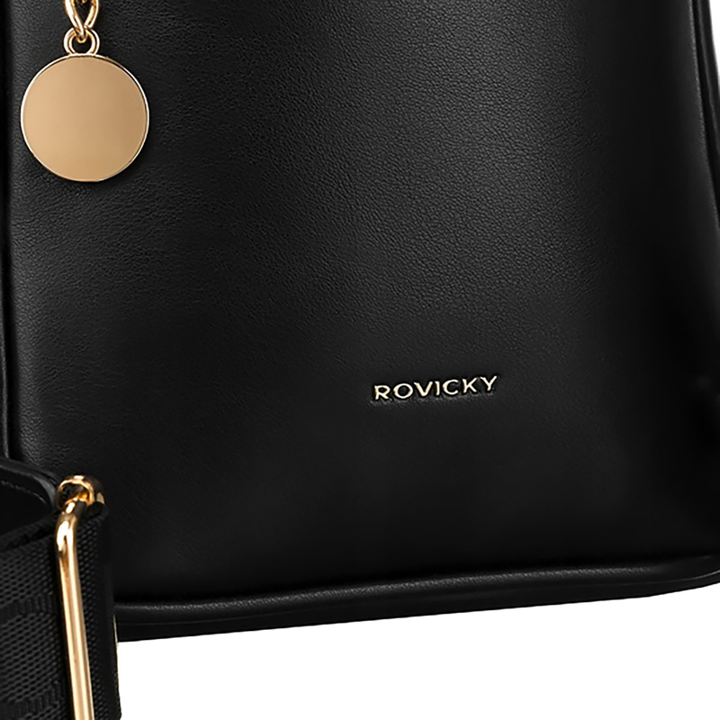 Rovicky Listonoszka Damska Torebka Na Ramię Crossbody Skóra Eko Z Etui
