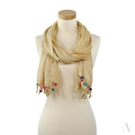 Szal Tęczowe Koraliki