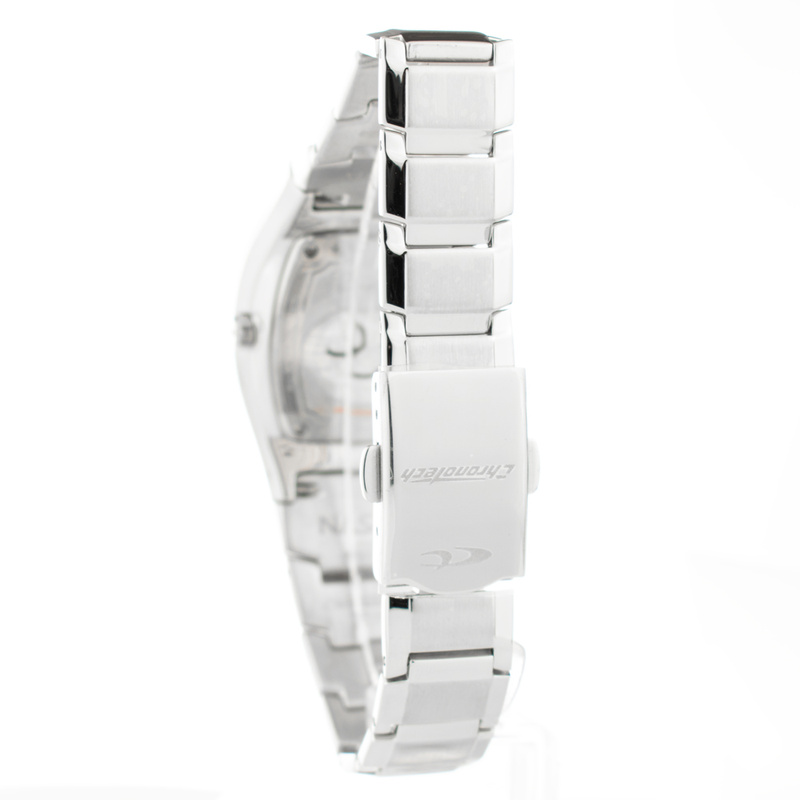 Zegarek CHRONOTECH CT6281L-12M. Kwarcowy, Kolor czarny. Unisex.