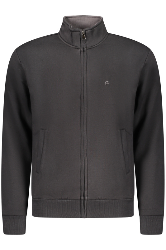 COVERI MOVING M�SKA BLUZA Z ROZPINANYM NA ZAMEK CZARNA