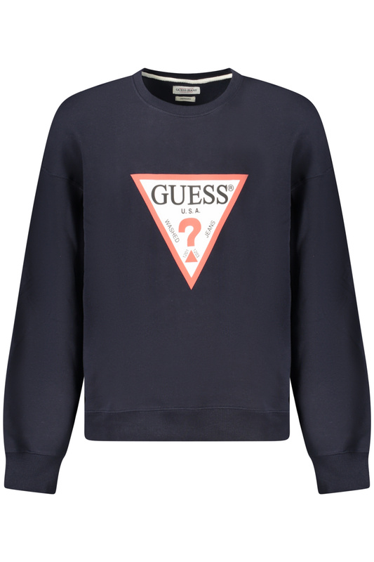 GUESS JEANS BLUZA BEZ ZAMKA MĘSKA NIEBIESKA