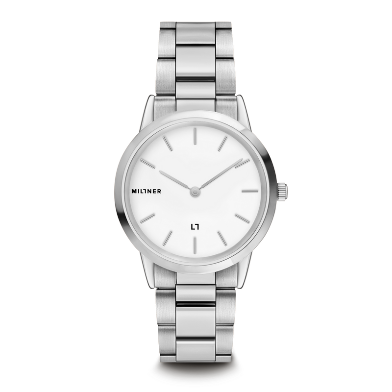 Zegarek MILLNER 11005CHELSEAS. Kwarcowy, Kolor biały. Kobieta.
