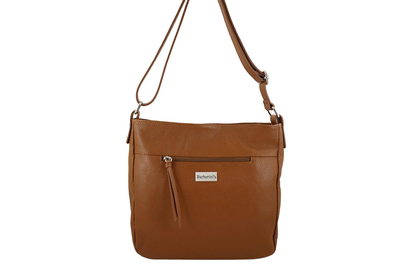 Torebka codzienna skórzana damska - Granatowa