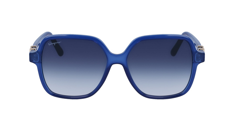 Okulary FERRAGAMO SF1083S571542. Okulary przeciwsłoneczne, Kolor niebieski. Kobieta.