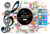 SMARTWATCH UNISEX GRAVITY GT1-7 - PULSOMETR, WŁASNE TARCZE (sg015g)