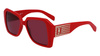 Okulary KARL LAGERFELD KL6140S531760. Okulary przeciwsłoneczne, Kolor czerwony. Kobieta.