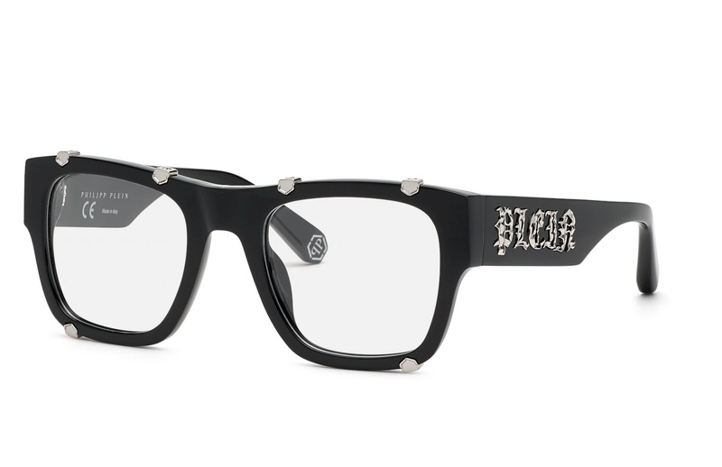 Okulary PHILIPP PLEIN VPP042W540700. Okulary korekcyjne, Kolor czarny. Mężczyzna.