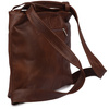 Plecak Torebka Skórzana damska A4 worek Beltimore brązowa U37