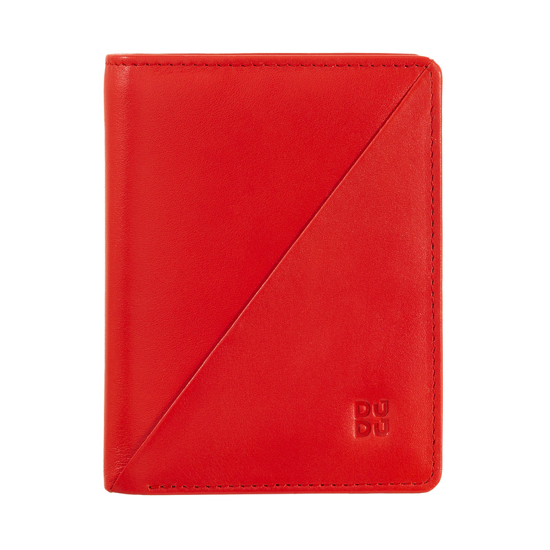 DuDu Portfel damski skóra naturalna portmonetka z kieszenią na monety