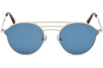 Okulary WEB EYEWEAR WE0207-16X. Okulary przeciwsłoneczne, Kolor niebieski srebrny havana. Unisex.