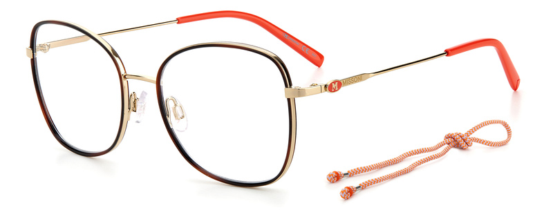 Okulary M MISSONI MMI006206JF31. Okulary, Kolor złoty. Kobieta.