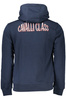 BLUZA MĘSKA CAVALLI CLASS Z ZAMKIEM NIEBIESKA