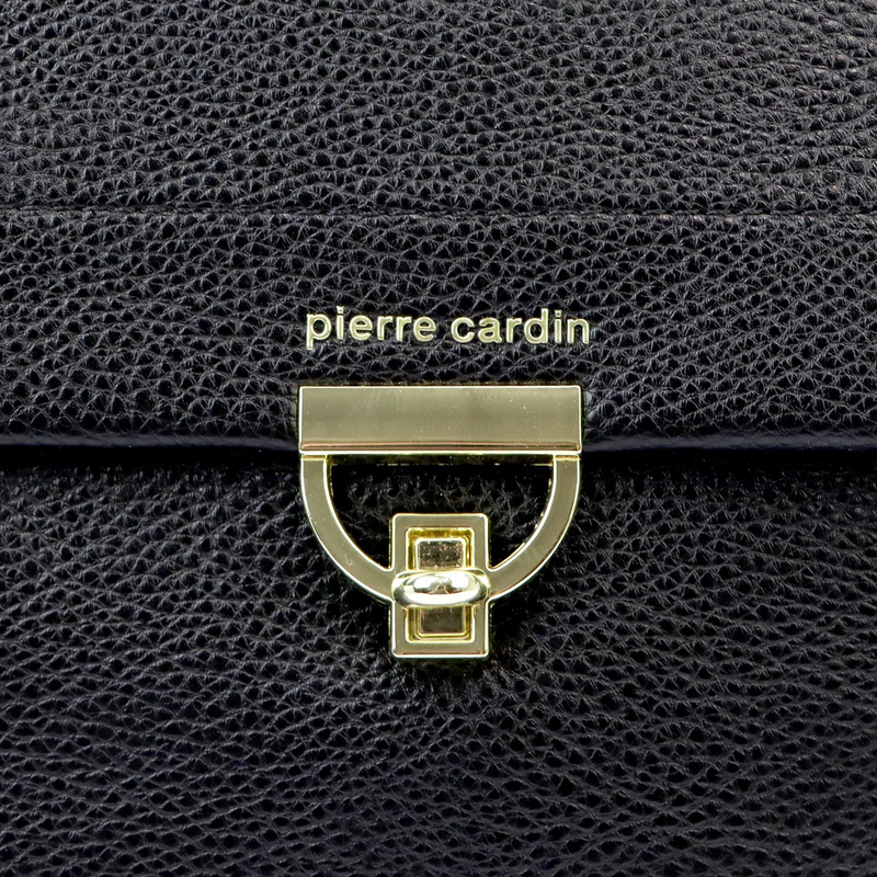 Pojemny Miejski Plecak-Torebka damska z eko-skóry z klapą Pierre Cardin
