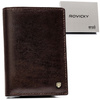 Skórzany męski portfel Rovicky N74-RVT RFID