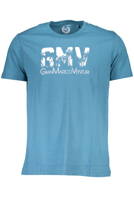GIAN MARCO VENTURI M�SKA KOSZULKA Z KR�TKIM R�KAWEM NIEBIESKA