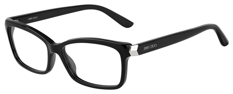 Okulary JIMMY CHOO JC225-807. Okulary, Kolor czarny. Kobieta.