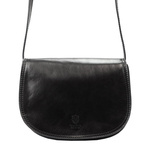 Florence Skórzana damska listonoszka przez ramię dwie komory kieszenie