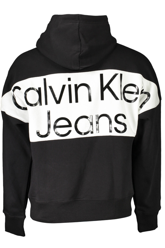 CALVIN KLEIN MĘSKA BLUZA Z ROZPINANYM NA ZAMEK CZARNA