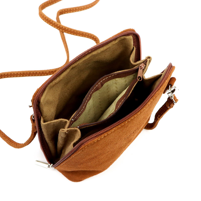 skóra zamsz Damski torebki skórzane Barberinis 1703