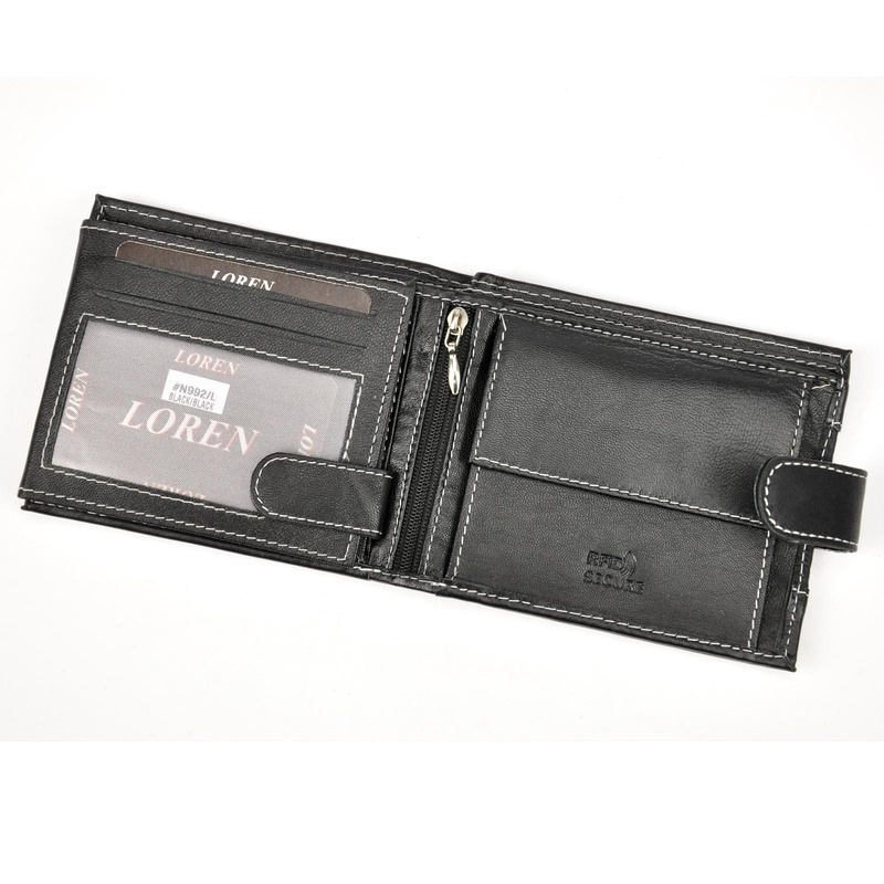 Skórzany męski portfel Loren N992L-DDG