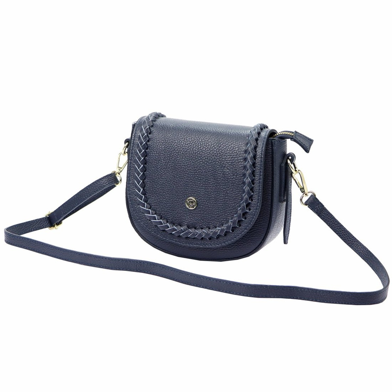 Gregorio damska listonoszka skóra naturalna torebka z klapą na mages