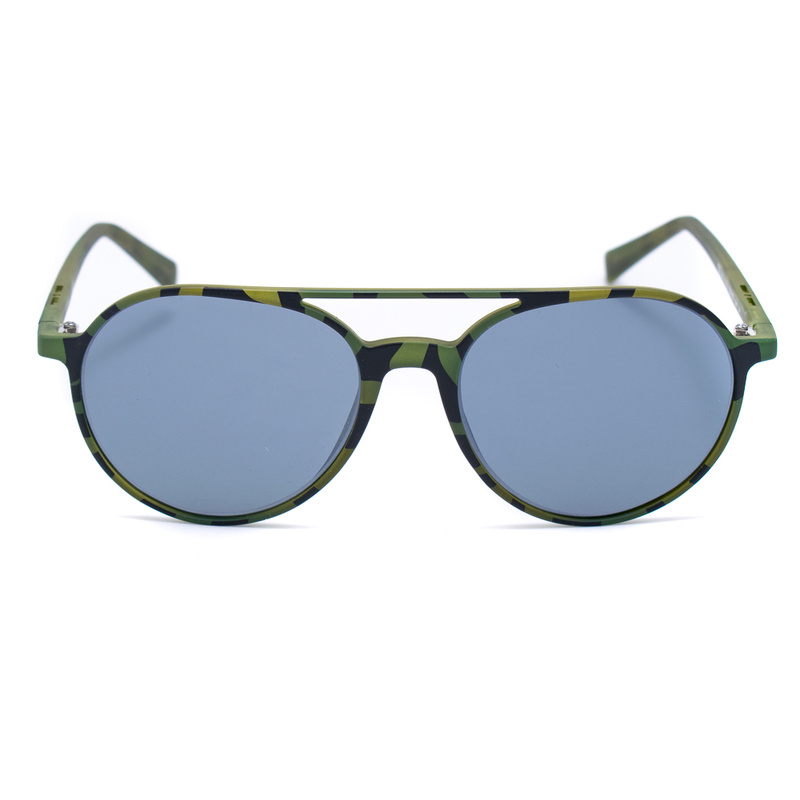 Okulary ITALIA INDEPENDENT 0038-035-000. Okulary przeciwsłoneczne, Kolor zielony. Unisex.