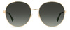 Okulary JIMMY CHOO BIRDIESPEFIB. Okulary przeciwsłoneczne, Kolor zielony złoty. Kobieta.