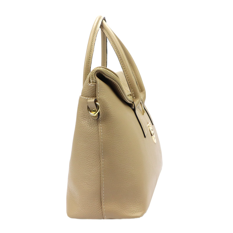 Gregorio Duża torebka damska do ręki elegancka ze skóry naturalnej