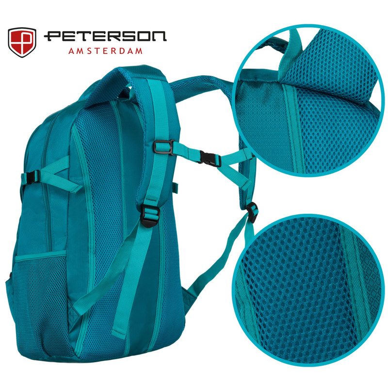 Materiałowy plecak męski Peterson PTN PWY-02