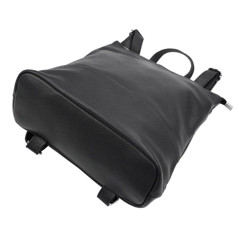 Luka Skórzany damski miejski plecak na ramię z kieszeniami pojemny