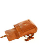 MARCO Miejski plecak skórzany w stylu old look handmade leather brąz camel