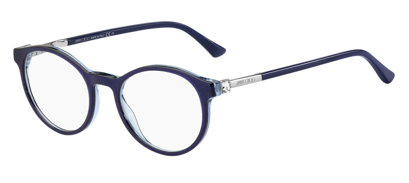Okulary JIMMY CHOO JC272-JOO. Okulary, Kolor niebieski. Kobieta.