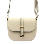 Skórzana stylowa damska listonoszka torebka przez ramię Luka