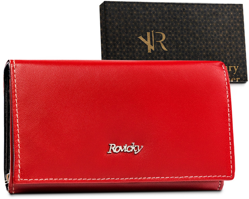 Skórzany damski portfel Rovicky R-RD-21-GCL-Q